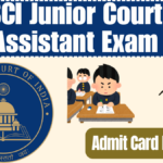 SCI Junior Court Assistant Exam Date