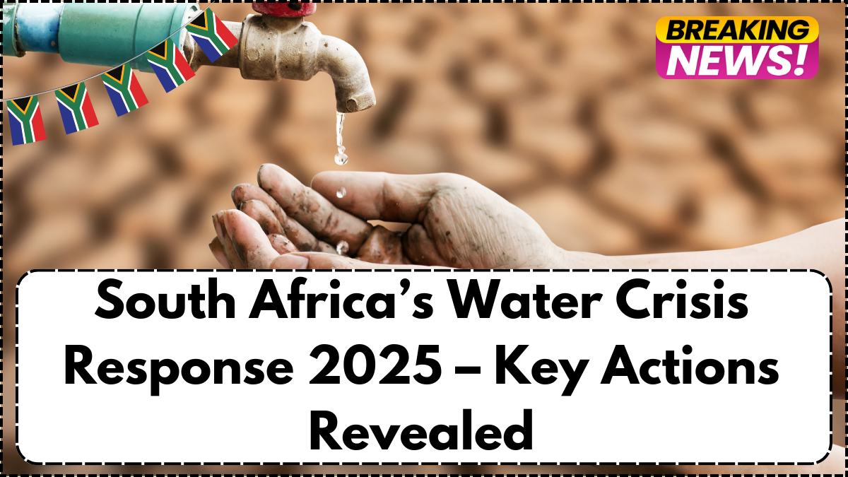 South Africa’s Water Crisis Response 2025 – Key Actions Revealed