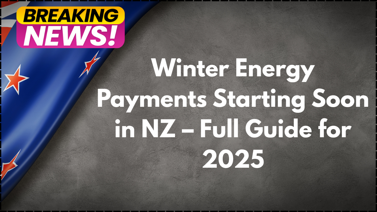 Winter Energy Payments Starting Soon in NZ – Full Guide for 2025