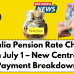Australia Pension Rate Changes from July 1 – New Centrelink Payment Breakdown