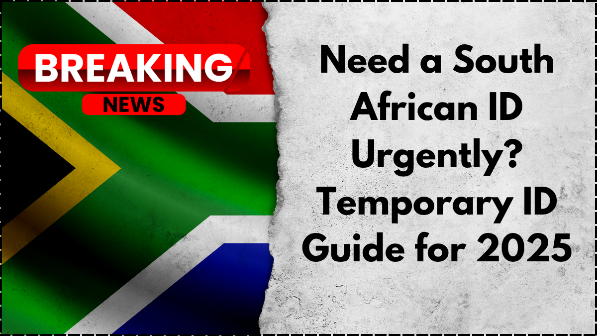 Need a South African ID Urgently? Temporary ID Guide for 2025