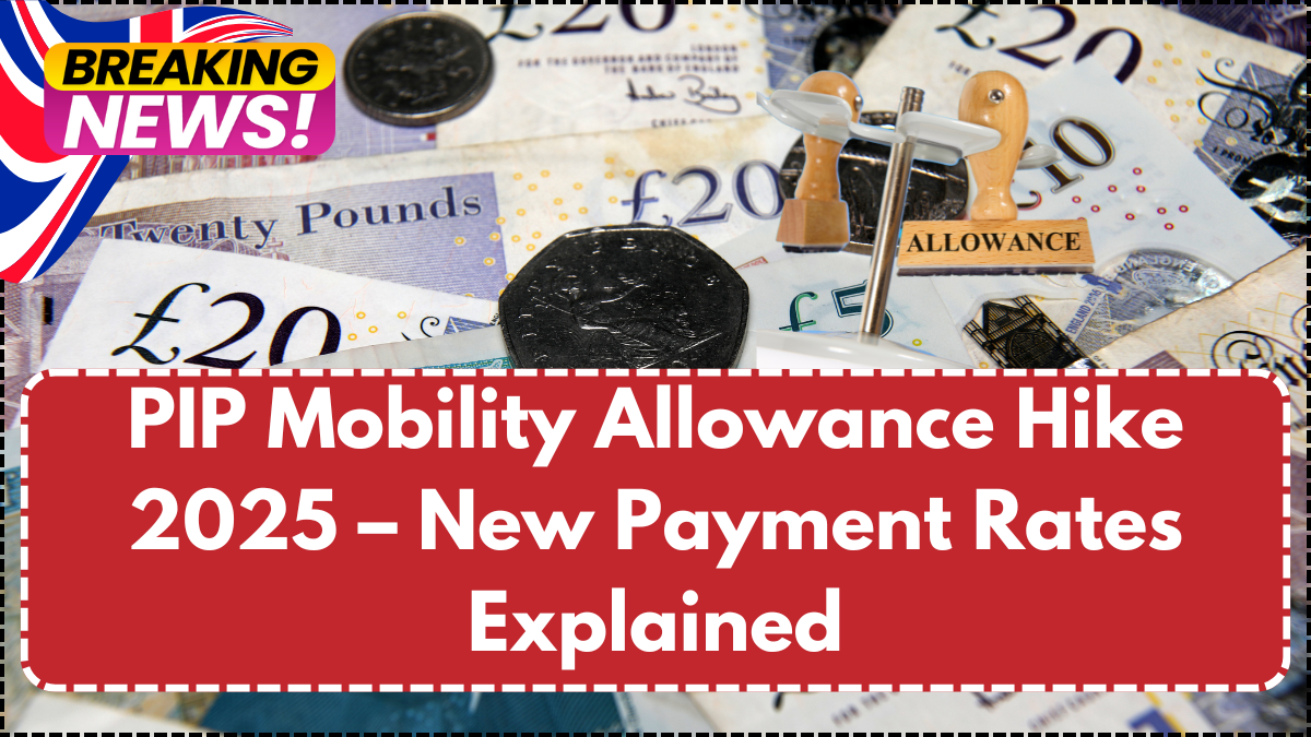 PIP Mobility Allowance Hike 2025 – New Payment Rates Explained