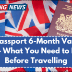 UK Passport 6-Month Validity Rule – What You Need to Know Before Travelling