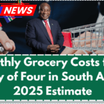 Monthly Grocery Costs for a Family of Four in South Africa – 2025 Estimate